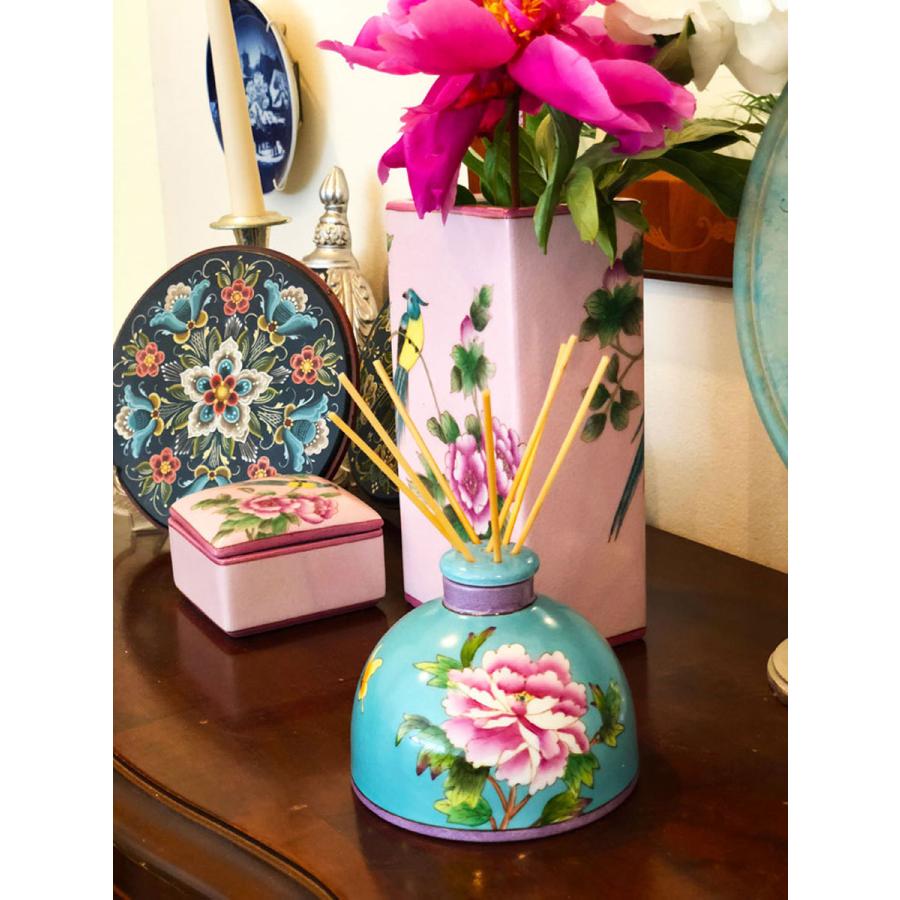THE-SECRET-GARDEN シノワズリ パウダーボックス 全12種類 花鳥柄