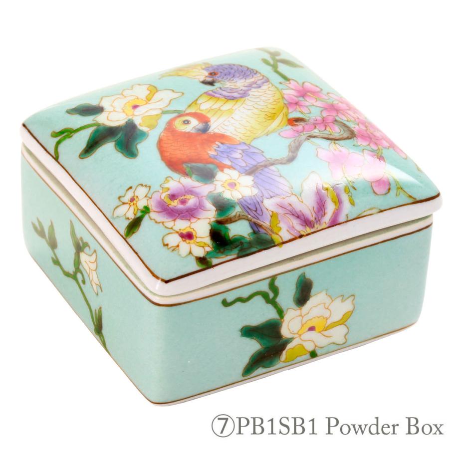 THE-SECRET-GARDEN シノワズリ パウダーボックス 全12種類 花鳥柄