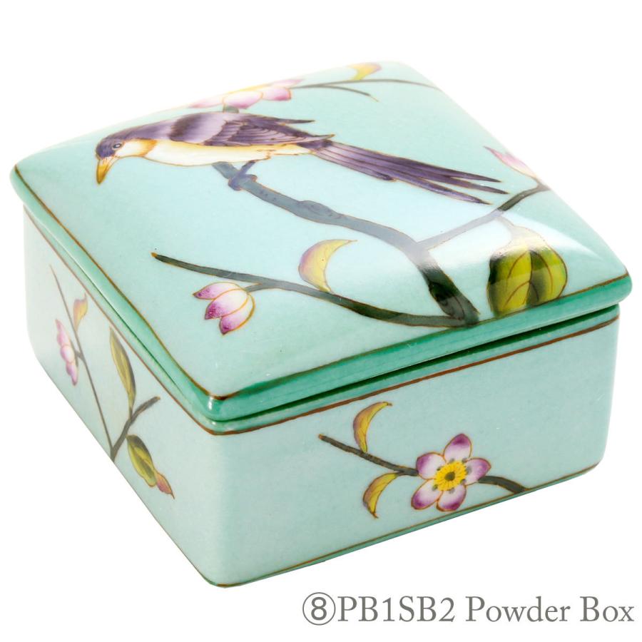 専用ヘレンド　シノワズリペインターサイン入蓋物A　トコサ　東な6-0527☆1F THE-SECRET-GARDEN シノワズリ パウダーボックス 全12種類 花鳥