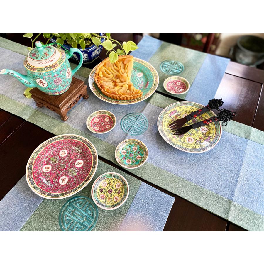 シノワズリ風ランチョンマット等30点【未使用】 アクセサリー」ランチョンマット／シノワズリゴールド（正方形