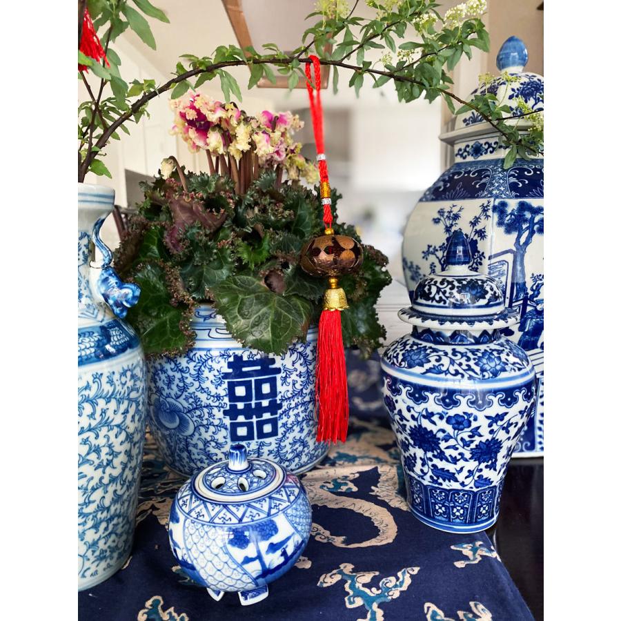 THE-SECRET-GARDEN シノワズリ Blue & White ミニジンジャー THE-SECRET-GARDEN シノワズリ Blue & White ミニジンジャー