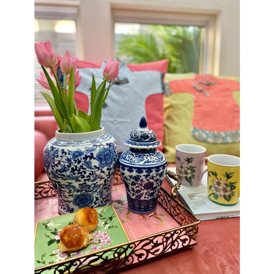 THE-SECRET-GARDEN シノワズリ Blue & White ミニジンジャー THE-SECRET-GARDEN シノワズリ Blue & White ミニジンジャー