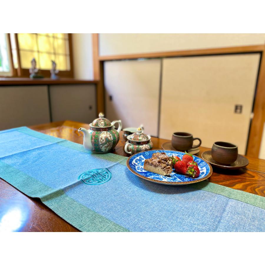 The Secret Garden シノワズリ テーブルランナー 0cm 刺繍 クロス モダン インテリア テーブルコーデ グリーン ブルー ザ シークレットガーデンシノワ Tsg Tr0ch3 The Secret Garden Chinois 通販 Yahoo ショッピング