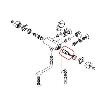 KVK KVK正規取扱店 Z695A純正品 定形外郵便送料無料 サーモスタット