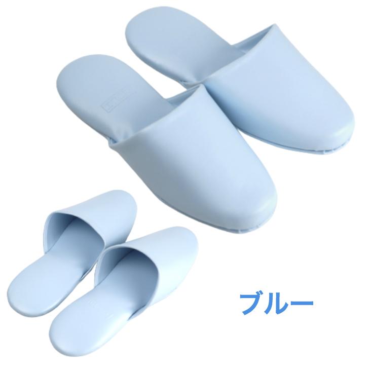 1足700円 スリッパ 来客用 子供 子ども 抗菌 業務用スリッパ ビニールスリッパ レザー調 トイレ 通年 滑止付き 17cm 18cm 19cm 20cm 21cm 22cm 型番：5118の画像