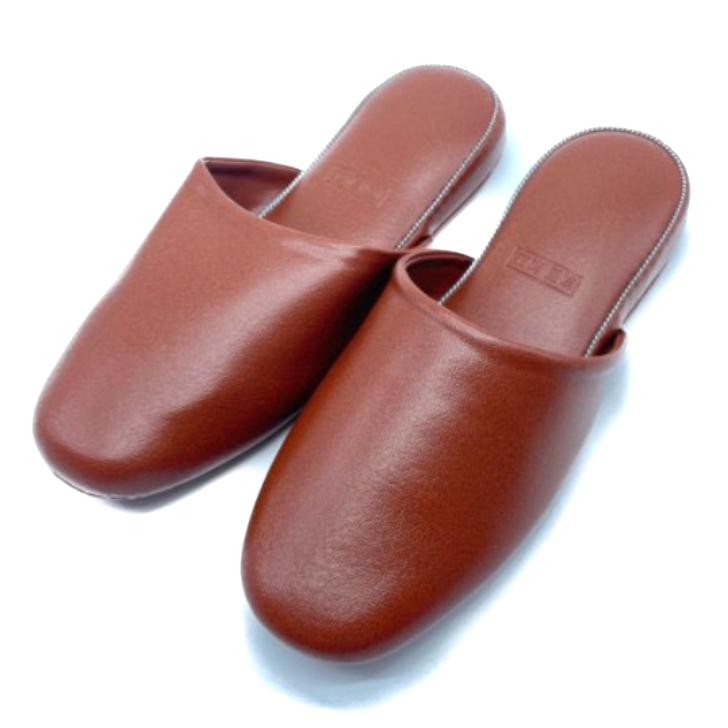 ６７０円/1足から スリッパ 来客用 業務スリッパ セット 抗菌 名入れ 厚底 レザー トイレ 来客用 学校 病院 医院 会社 ステッチ飾り 男女 ビニールスリッパの画像