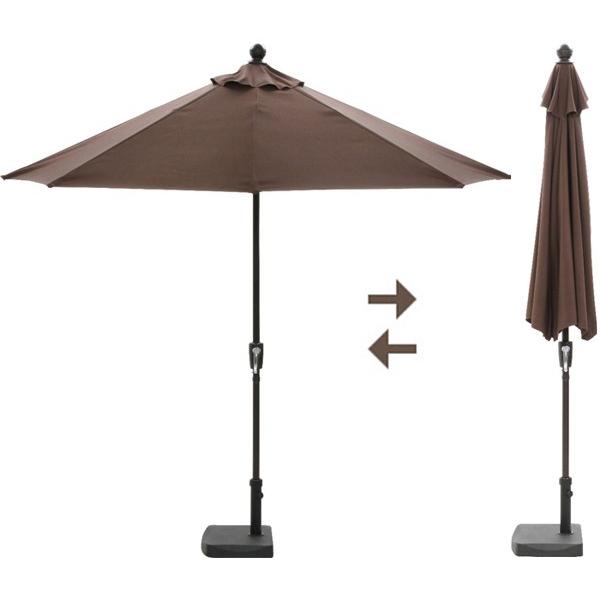 不二貿易（Fuji Boeki） 半円パラソル 単品 BR/IV/GR パラソル単体