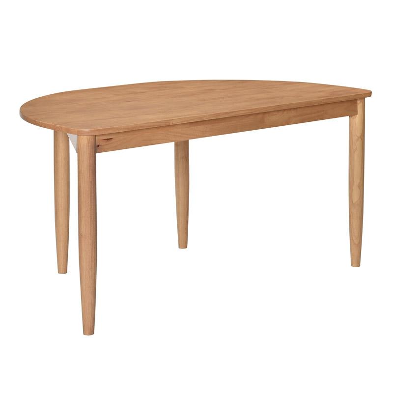 ボンド アーチ  ダイニングテーブル  幅135cm テーブル単品 天然木 ラバーウッド材｜the-standard｜08