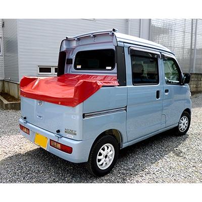 ダイハツ ハイゼットデッキバン (スバルサンバーバンオープンデッキG) 荷台シート エステルカラー帆布 (全24色) 帆布 シート|the-tent|02