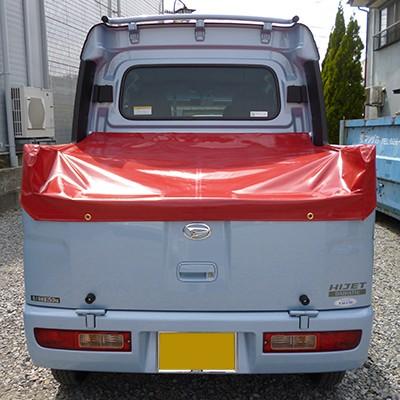 ダイハツ ハイゼットデッキバン (スバルサンバーバンオープンデッキG) 荷台シート エステルカラー帆布 (全24色) 帆布 シート|the-tent|03