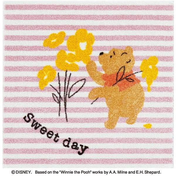 プーさん　ディズニー　ラグ ディズニー プーさんと仲間たち 防炎・耐熱加工付き 『プー