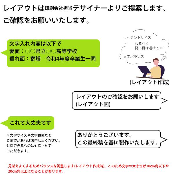 さくらコーポレーション 名入れテント かんたんてんと KA/3W（2.4m×2.4