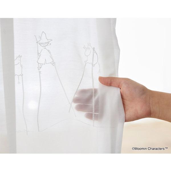 MOOMIN MOOMINレースカーテン タケウマボイル(幅100cm×丈133cm