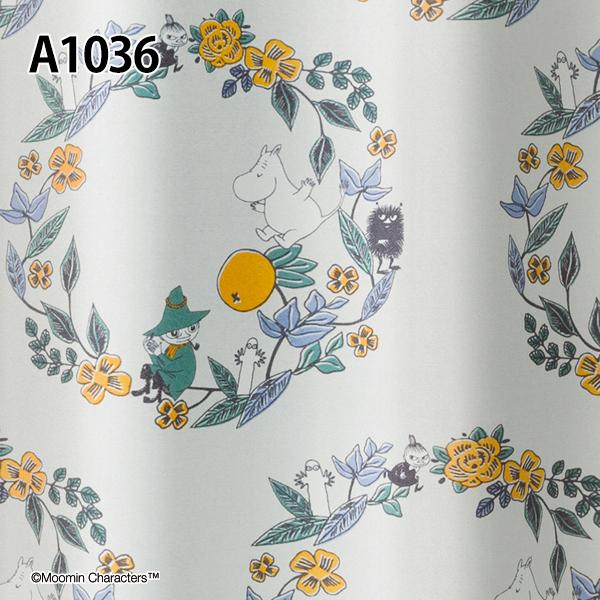 MOOMINカーテン フルーツガーデン(オーダーサイズ 幅100cm×丈260cm以内)遮光 ウォッシャブル 形状記憶 ドレープ ムーミン リトルミイ 北欧 フィンランド | MOOMIN | 01