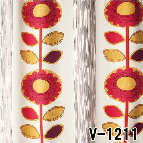 新品同様　スミノエ　ドレープカーテン スミノエ カーテン 遮光2級 フルーツフルーツ 100×135cm ドレープ