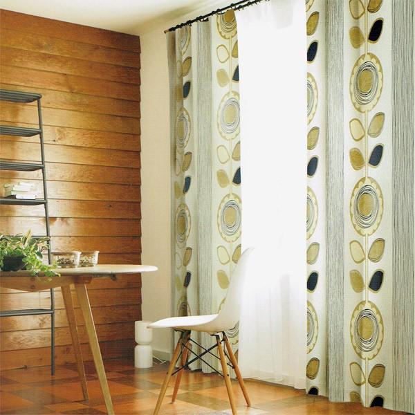 スミノエ ドレープカーテン SUN FLOWER-サンフラワー(オーダーサイズ