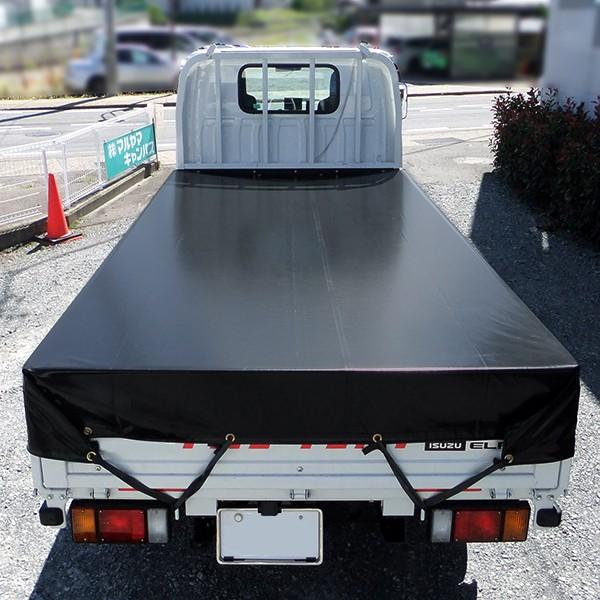 SALEトラックシート (2.4m×4.4m) エステルカラー帆布 帆布 防炎 シート 防水 荷台シート 荷台カバー トラック (全24色) 国産  荷締、荷止用品