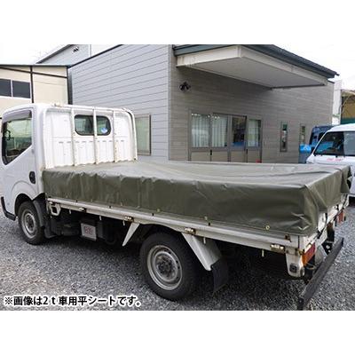 帆布トラックシート 帆布トラックシート2tトラック用2.3×3.5M,左官道具・外構道具・建築
