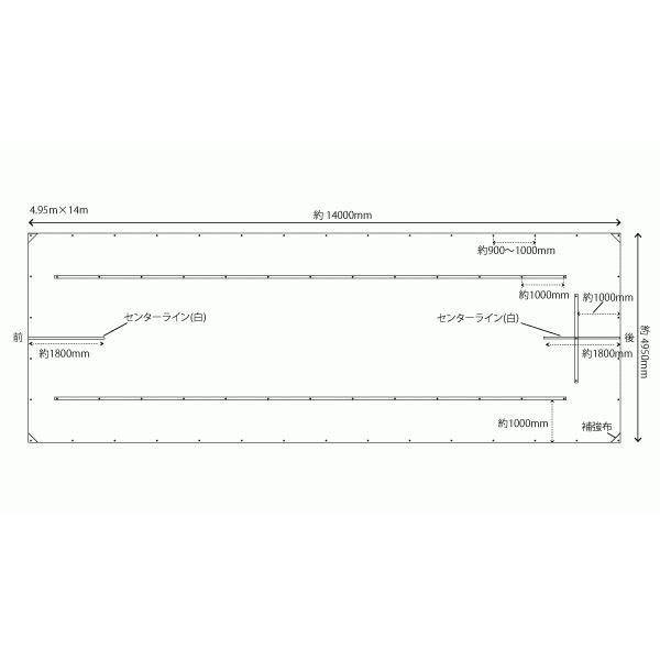 トラックシート センターライン ペケット付 4 95m 14m 軽量帆布 4h 荷台シート 荷台カバー 帆布 シート グリーン 緑 Od 国防色 オレンジ トレーラー 大型 Ts K Pl The Tent とインテリア 通販 Yahoo ショッピング