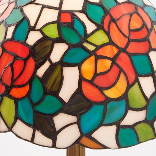 レビューで送料無料 ランプ ステンドグラス おしゃれ アンティーク テーブルランプ スタンドランプ フラワー カラフル 花柄 テーブルライト 沖縄 離島への配送 別途配送料金が必要です Www Gatorheatandair Com