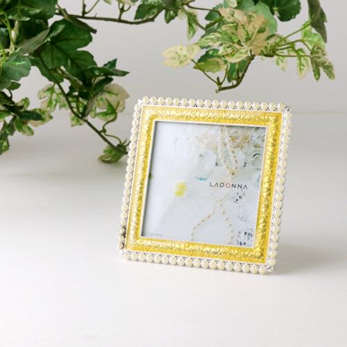 ミニサイズ ブライダルフレーム 写真立て フォトフレーム かわいい おしゃれ ホワイト Ladonna Mj46 S2 雑貨屋リエット 通販 Yahoo ショッピング