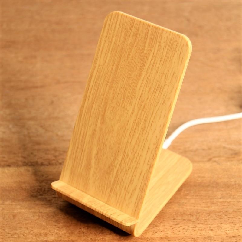 置くだけ充電 おしゃれな木目調 スタンド式 急速ワイヤレス充電器 Qi 対応 スマホ Iphone8 8plus X ワイヤレス充電デバイス 対応 Usb Mschager Be 雑貨屋リエット 通販 Yahoo ショッピング