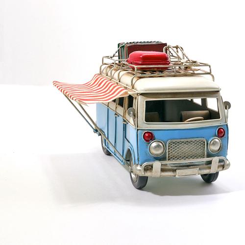アンティーク レトロ ブリキ ワーゲン バス 水色 車 カー おしゃれ 置物 オブジェ アメリカン ノスタルジック アンティーク雑貨 Sw3335 雑貨屋リエット 通販 Yahoo ショッピング