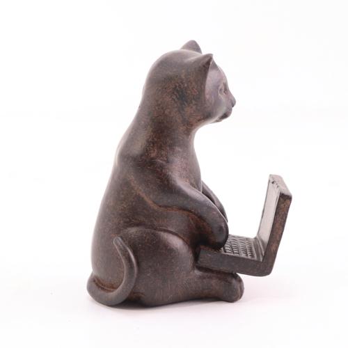 猫 置物 猫雑貨 オブジェ お仕事キャット ネコ 雑貨 おしゃれ 飾り物 インテリア雑貨 Cat 猫 Sw9527 雑貨屋リエット 通販 Yahoo ショッピング