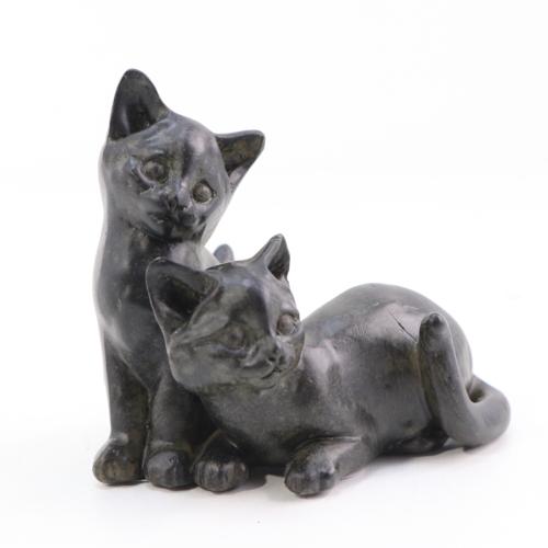 猫 置物 猫雑貨 オブジェ 仲良し子ネコ キャット ネコ 雑貨 おしゃれ 飾り物 インテリア雑貨 Cat 猫 Sw9532 雑貨屋リエット 通販 Yahoo ショッピング