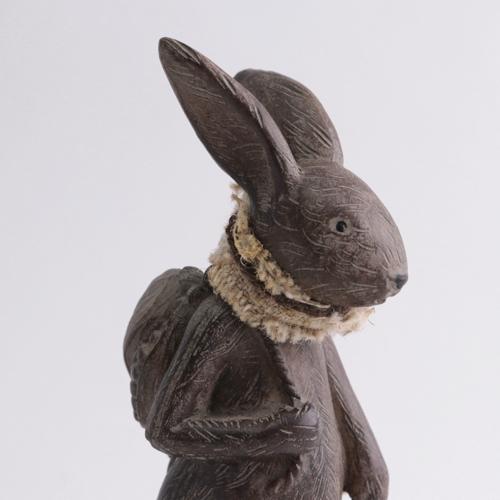 うさぎ 旅人 オブジェ スモール ウサギ ラビット おしゃれ 置物 ウサギオブジェ インテリアオブジェ 雑貨 かわいい Ts0 雑貨屋リエット 通販 Yahoo ショッピング