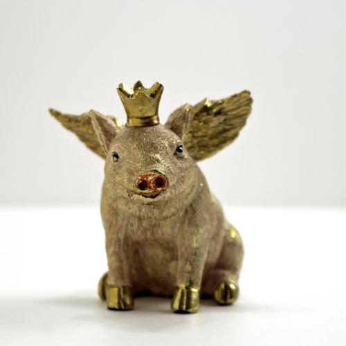 ブタ エンジェル ピッグ 置物 オブジェ 天使 ぶた おしゃれ かわいい ゴージャス インテリア 雑貨 動物 Ts 雑貨屋リエット 通販 Yahoo ショッピング