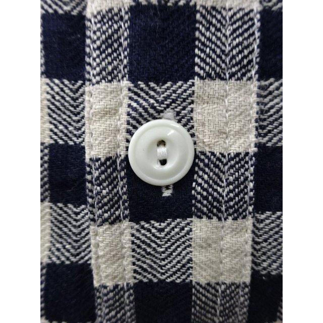 クッシュマン CUSHMAN  HERRINGBONE CHECK SHIRTS　　25413 　ヘリンボーン チェックシャツ｜the-whites-wolf｜05