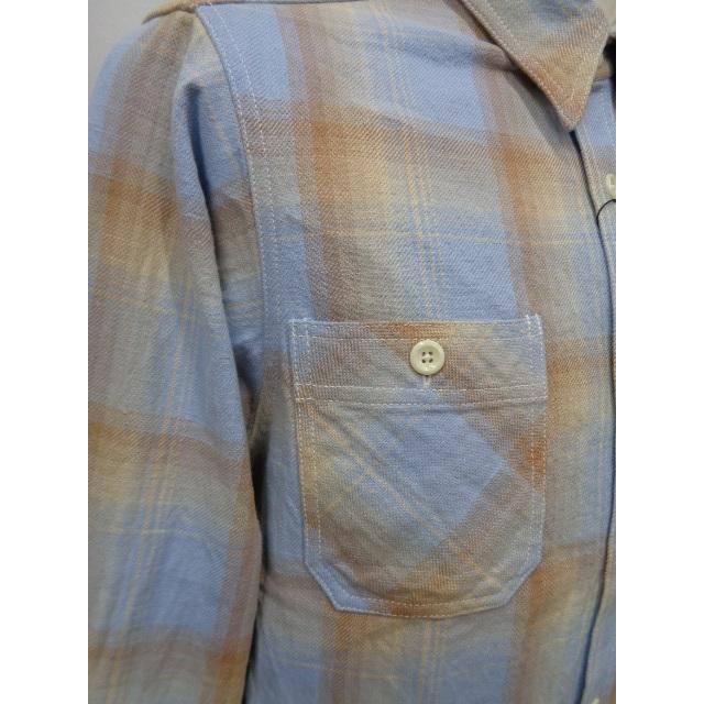 CUSHMAN（クッシュマン） 長袖シャツ SLUB CHECK WORK SHIRT 25611