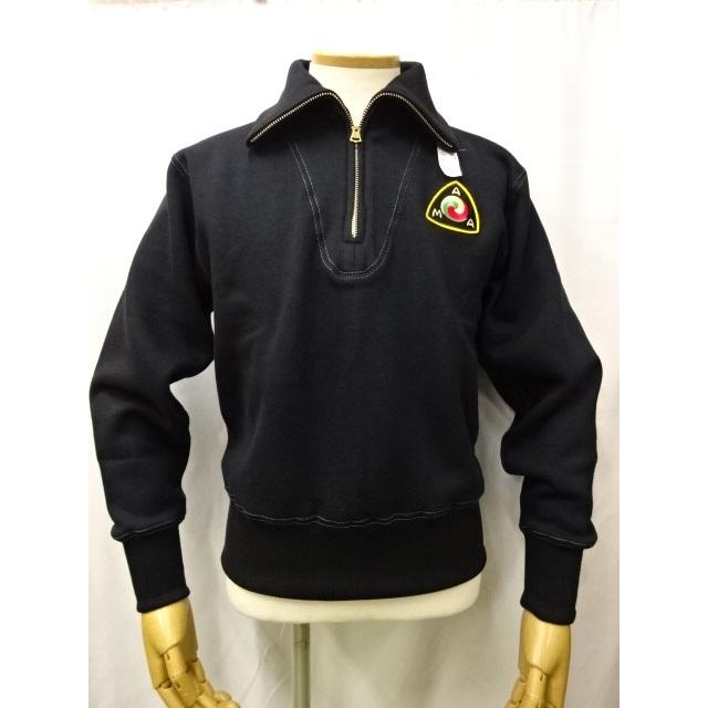 CUSHMAN（クッシュマン） 26356 HALF ZIP TURTLE NECK SWEAT(Kyestone