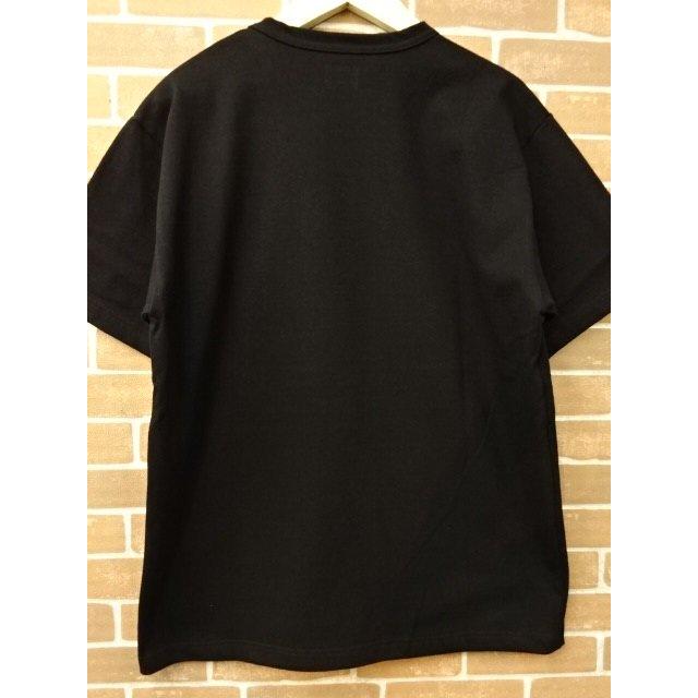 クッシュマン CUSHMAN 　プリントTシャツ  ”CUSHMAN FLAG”　 26613　BLACK｜the-whites-wolf｜06