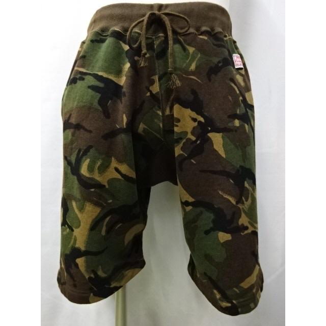 迷彩柄カーゴショートパンツ Sweatscollective Mサイズ CUSHMAN（クッシュマン） CUSHMAN MINI PILE SWEAT SHORTS 26801