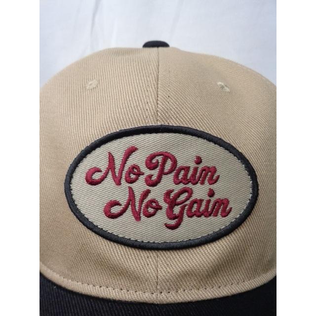 Mr.Fatman No Pain No Gain ワッペン BB CAP Mr.FATMAN ミスターファットマン Mr.FATMAN WAPPEN BB CAP 5251002 6