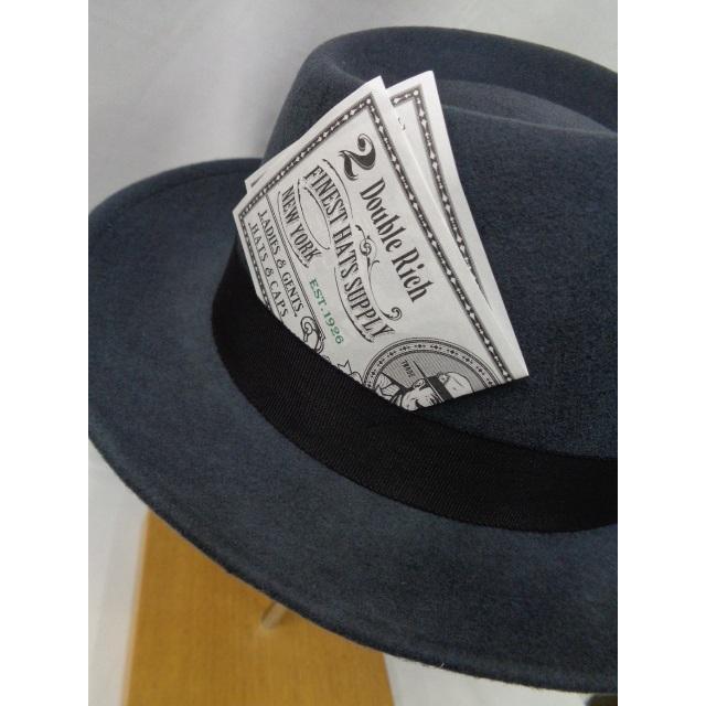 Mr.FATMAN ーJ.J.WILLIAMSー ショートブリム ハット LEADBOY WOOL
