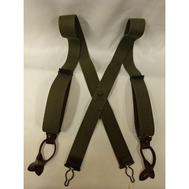 Buzz Rickson's サスペンダー オリーブ BUZZ RICKSON'S バズリクソンズ RICKSON'S A-11 TROUSERS SUSPENDER