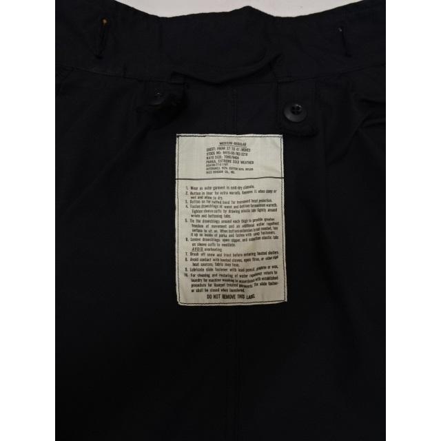 バズリクソンズ BUZZ RICKSON'S WILLIAM GIBSON COLLECTION Type BLACK HOOD, EXTREME COLD WEATHER M-65(NO HOOD) BR15192-01 BLACKの画像