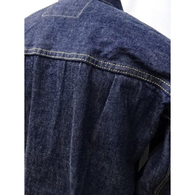 バズリクソンズ　大戦モデル　デニムジャケット　BR16041-421A)　ワンウォッシュ　検索：BUZZ RICKSON’S　WWII　DENIM　BLOUSE　物資統制の画像