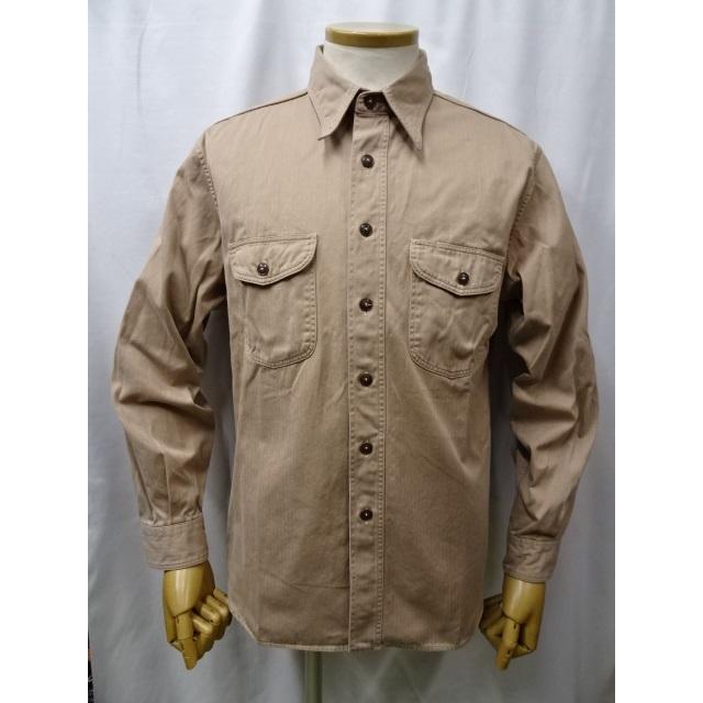 BUZZ RICKSON'S バズリクソンズ HERRINGBONE WORK SHIRT (LONG SLEEVE