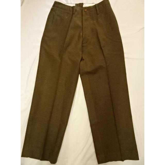 BUZZ RICKSON'S バズリクソンズ TROUSERS, WOOL, SERGE, SPECIAL O.D.