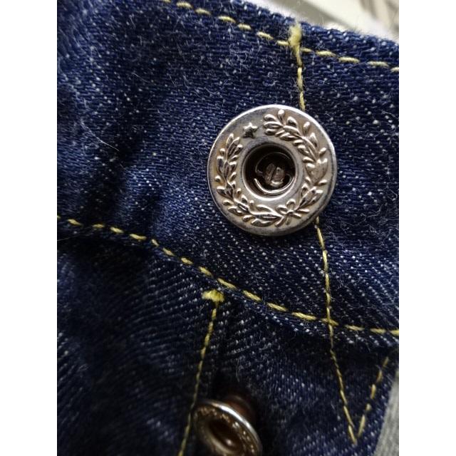 バズリクソンズ　大戦モデル（デニムパンツ）　BR43041-421A)　ワンウォッシュ　検索：BUZZ RICKSON’S　WORLD WAR II　WAIST OVERALLSの画像
