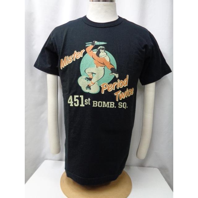 BUZZ RICKSON'S バズリクソンズ 半袖Tシャツ ”451st.BOMB.SQ.” BR79703