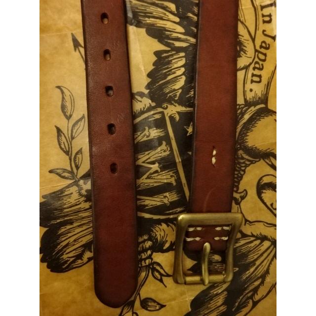 ヴィンテージワークス Vintage Works Leather Belt 5Hole DH5679 BRONZE(BROWN) レザーベルト 細ベルト｜the-whites-wolf｜07