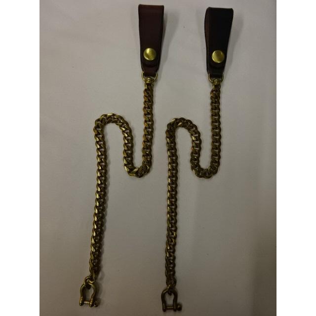 インセプション INCEPTION ウォレットチェーン UKサドルレザー