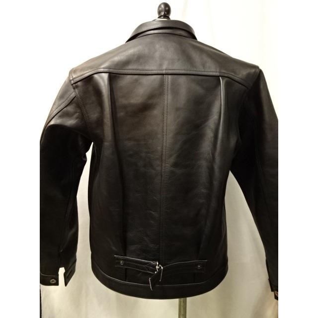 ジェラード JELADO STANDARD COLLECTION "44 Laether Jacket" JP94409 BLACK　（Mサイズのみ）検索： レザージャケット 大戦モデル ホースハイド Tバックの画像
