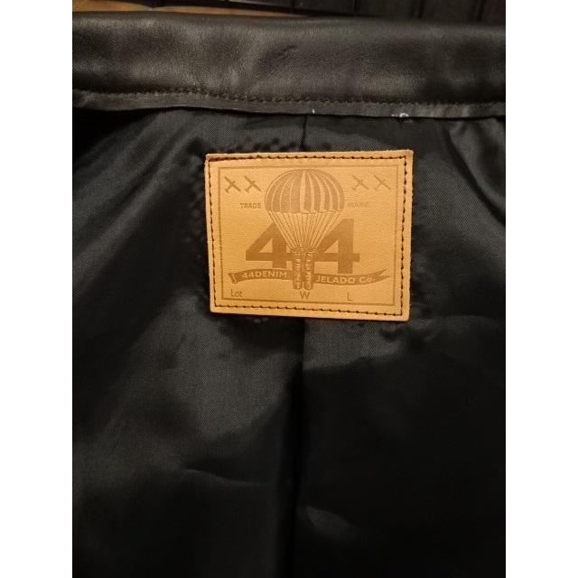 ジェラード JELADO STANDARD COLLECTION "44 Laether Jacket" JP94409 BLACK　（Mサイズのみ）検索： レザージャケット 大戦モデル ホースハイド Tバックの画像