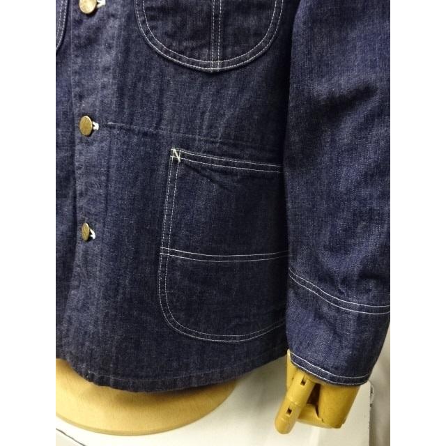 ジェラード JELADO 　491J Coverall　JP94491J　INDIGO　10.5オンス　ライトオンス　LASTRESORT DENIM　カバーオールジャケット｜the-whites-wolf｜14